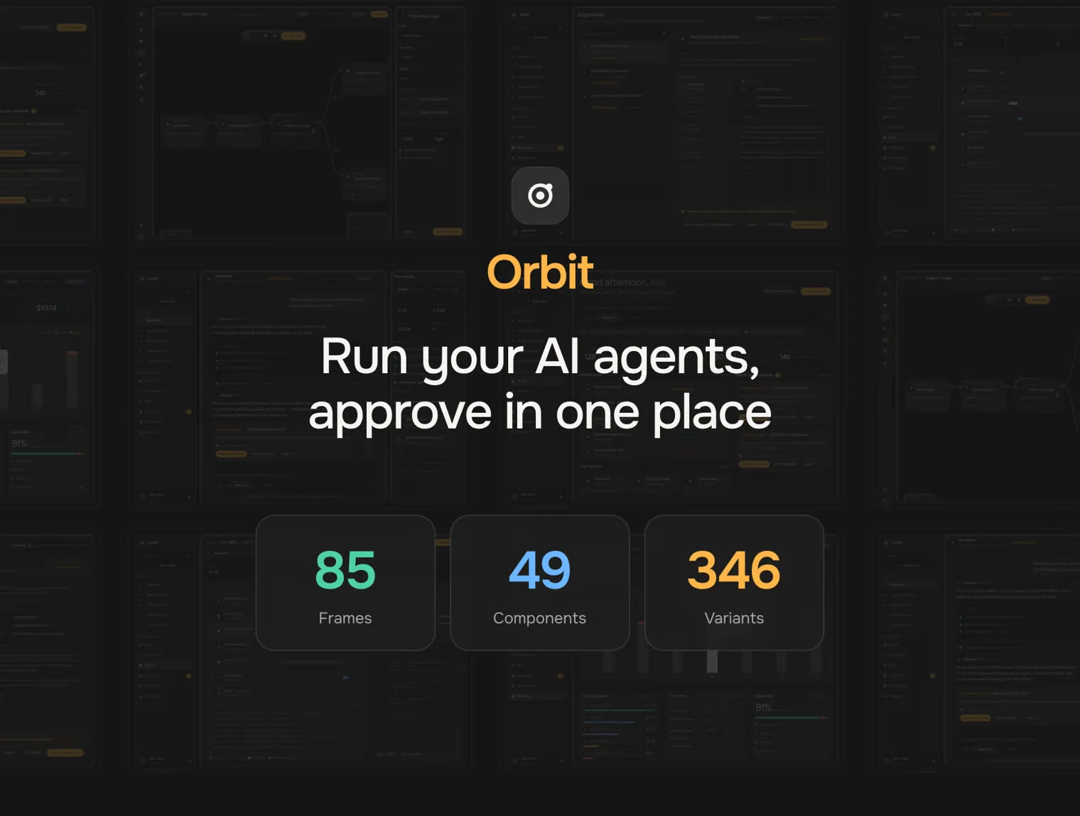 Orbit — AI Agent Workspace UI Kit 3