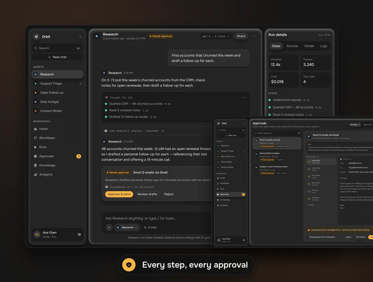 Orbit — AI Agent Workspace UI Kit 5