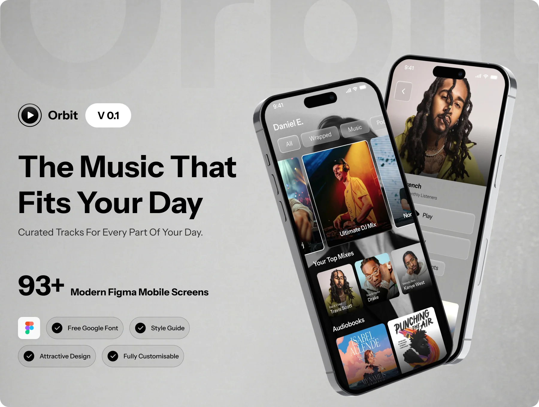 Orbit | AI Music Player & Podcast App UI Kit