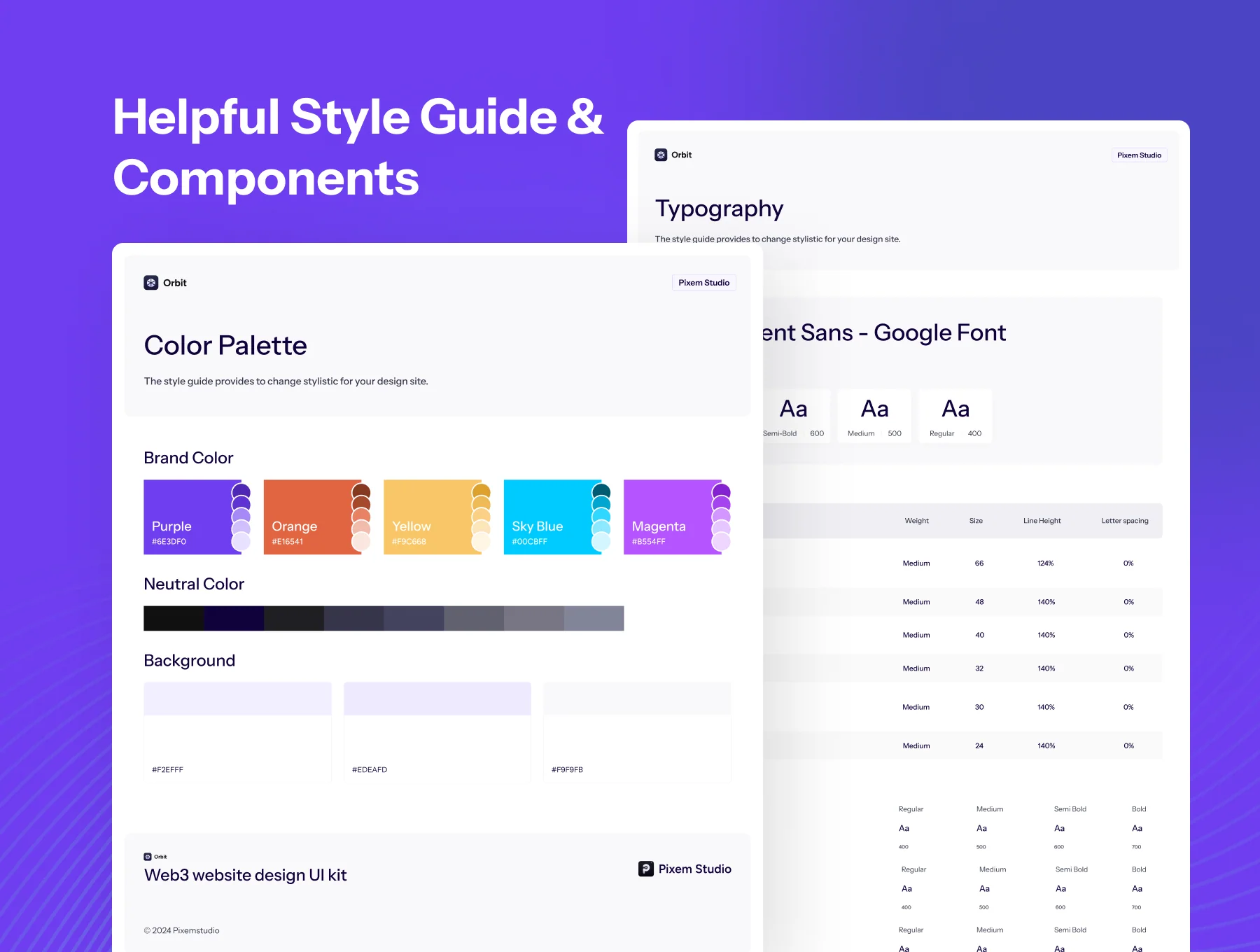 Orbit - Web3 SaaS Web Template UI Kit 3