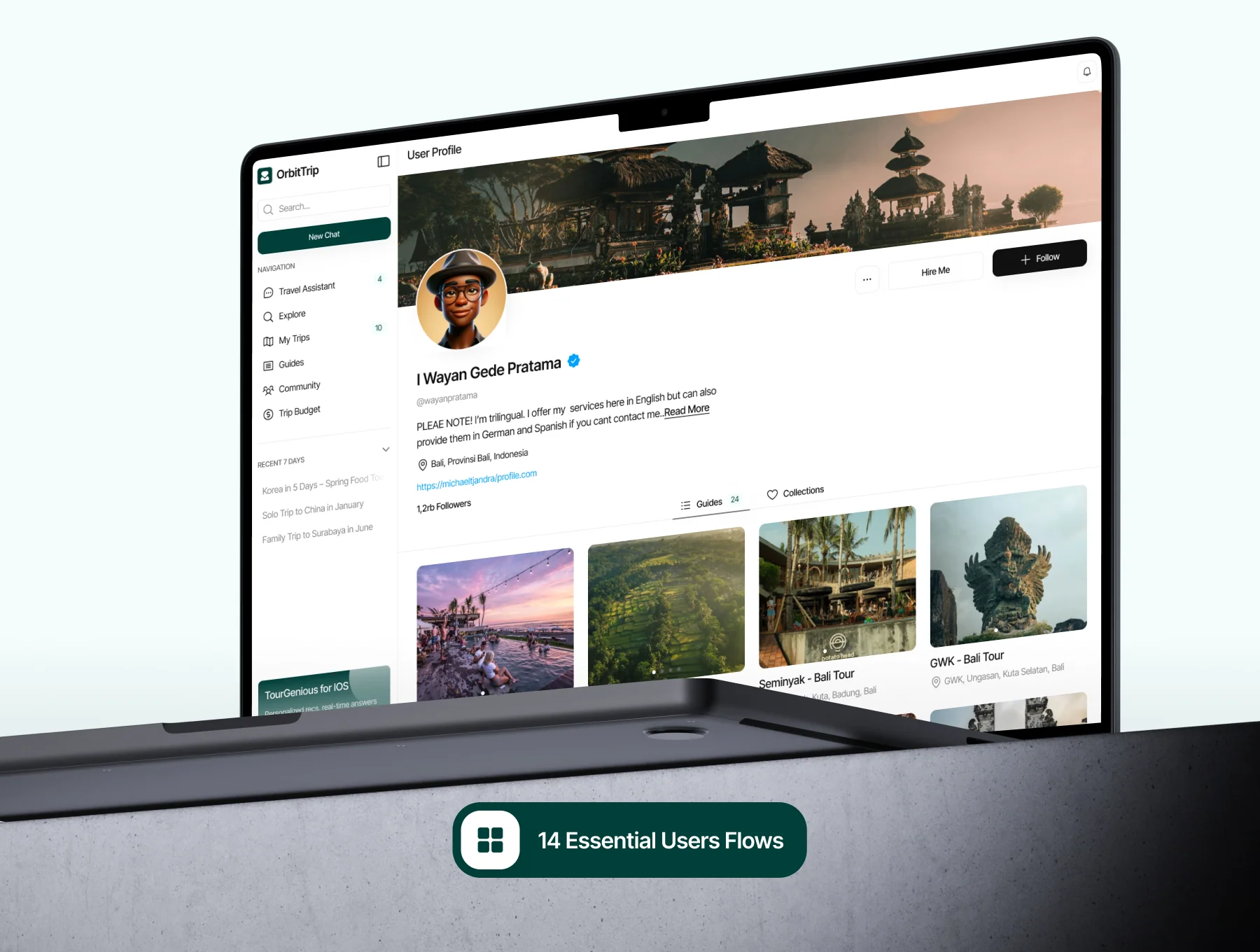 OrbitTrip - AI for Trip Planner Web App UI Kit 5