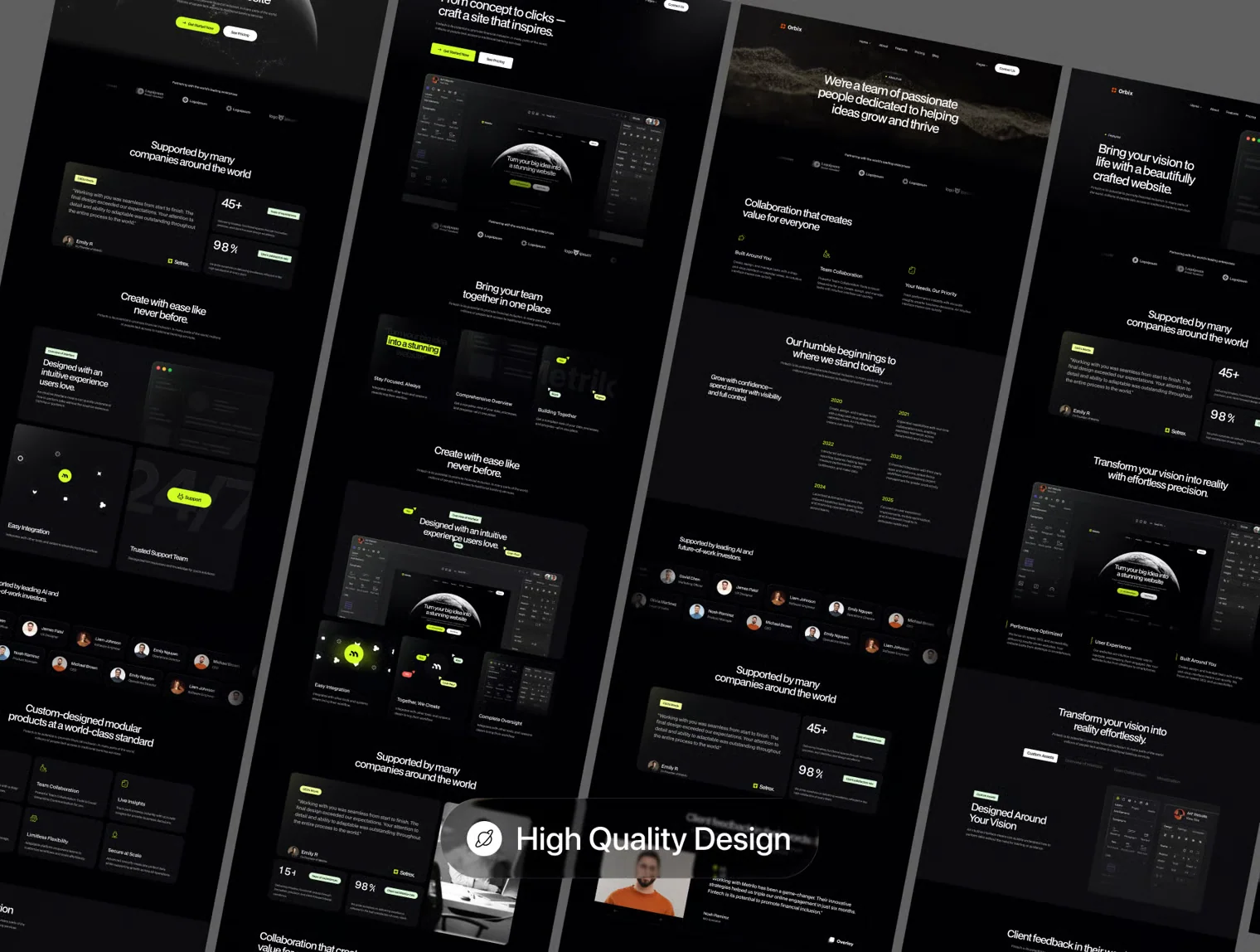 Orbix Fintech & SaaS Website Template (Full Website) 2