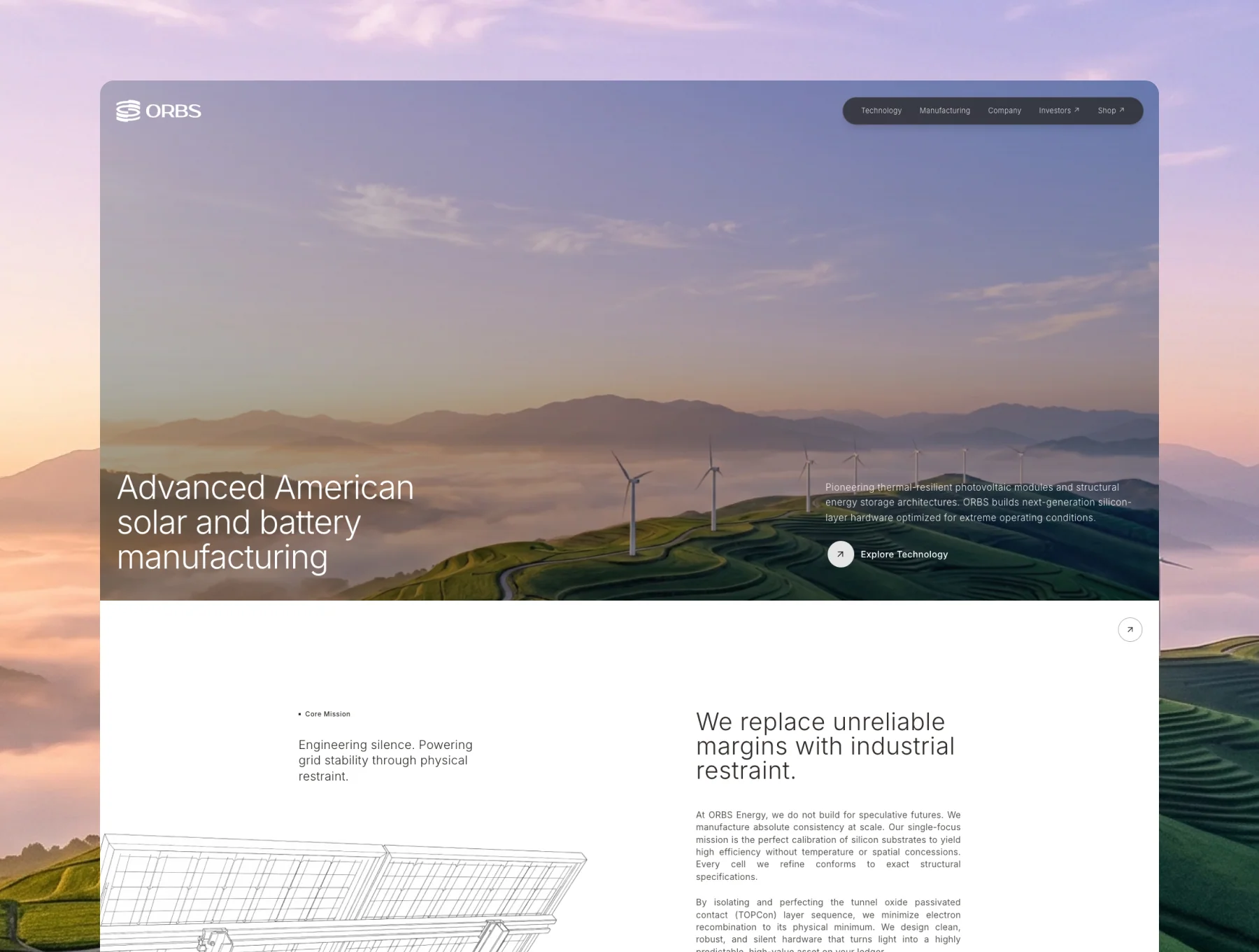 Orbs - Clean Energy & Solar Tech Landing Page UI Kit 6