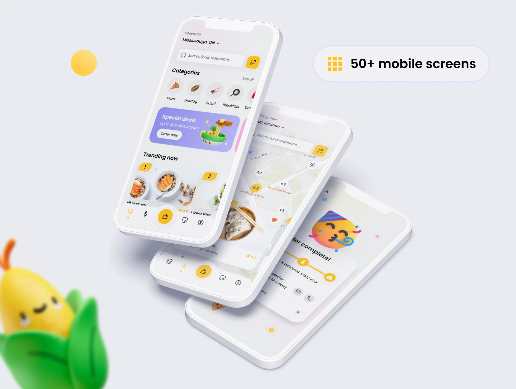 OrderKing - Food delivery UI Kit 2