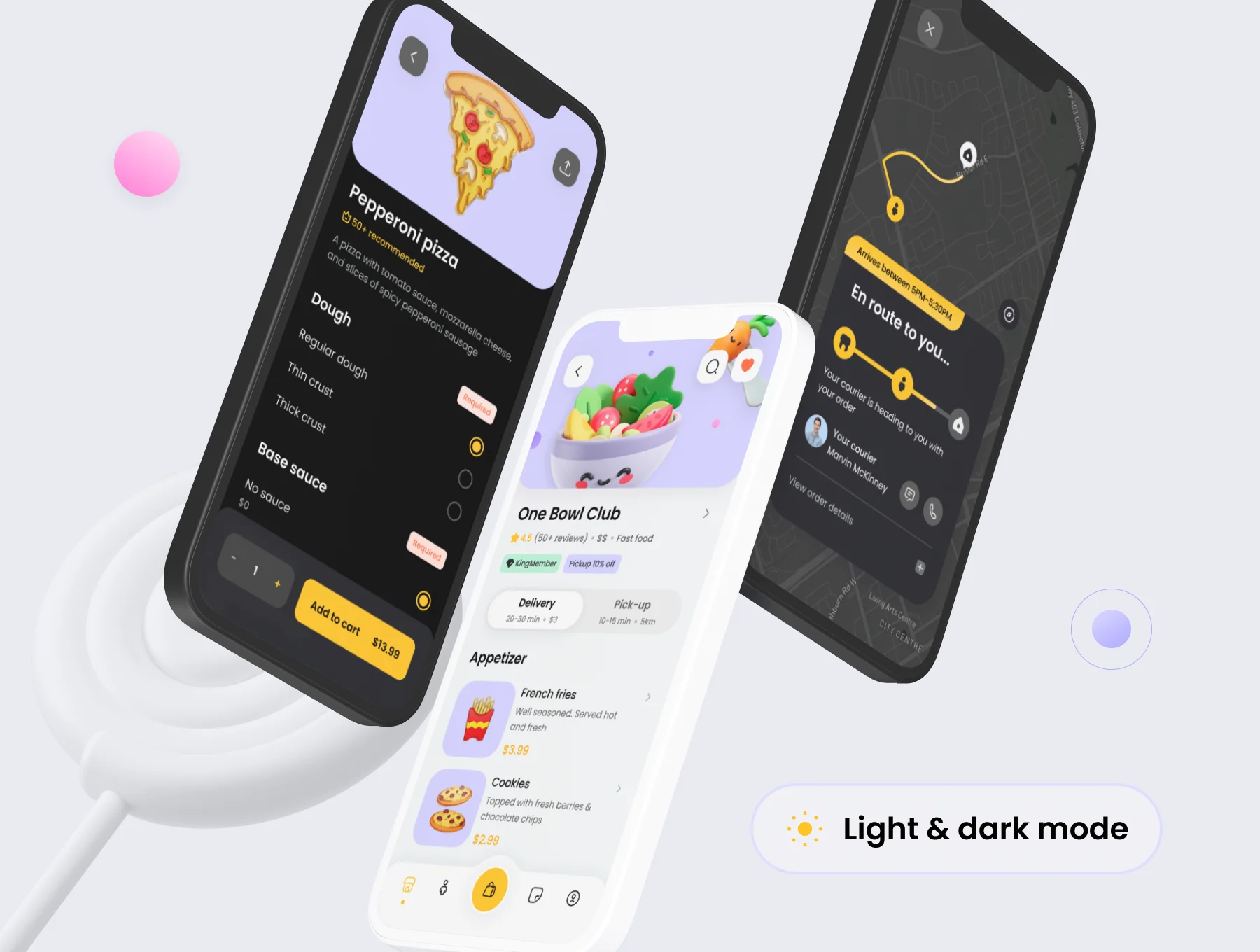 OrderKing - Food delivery UI Kit 5
