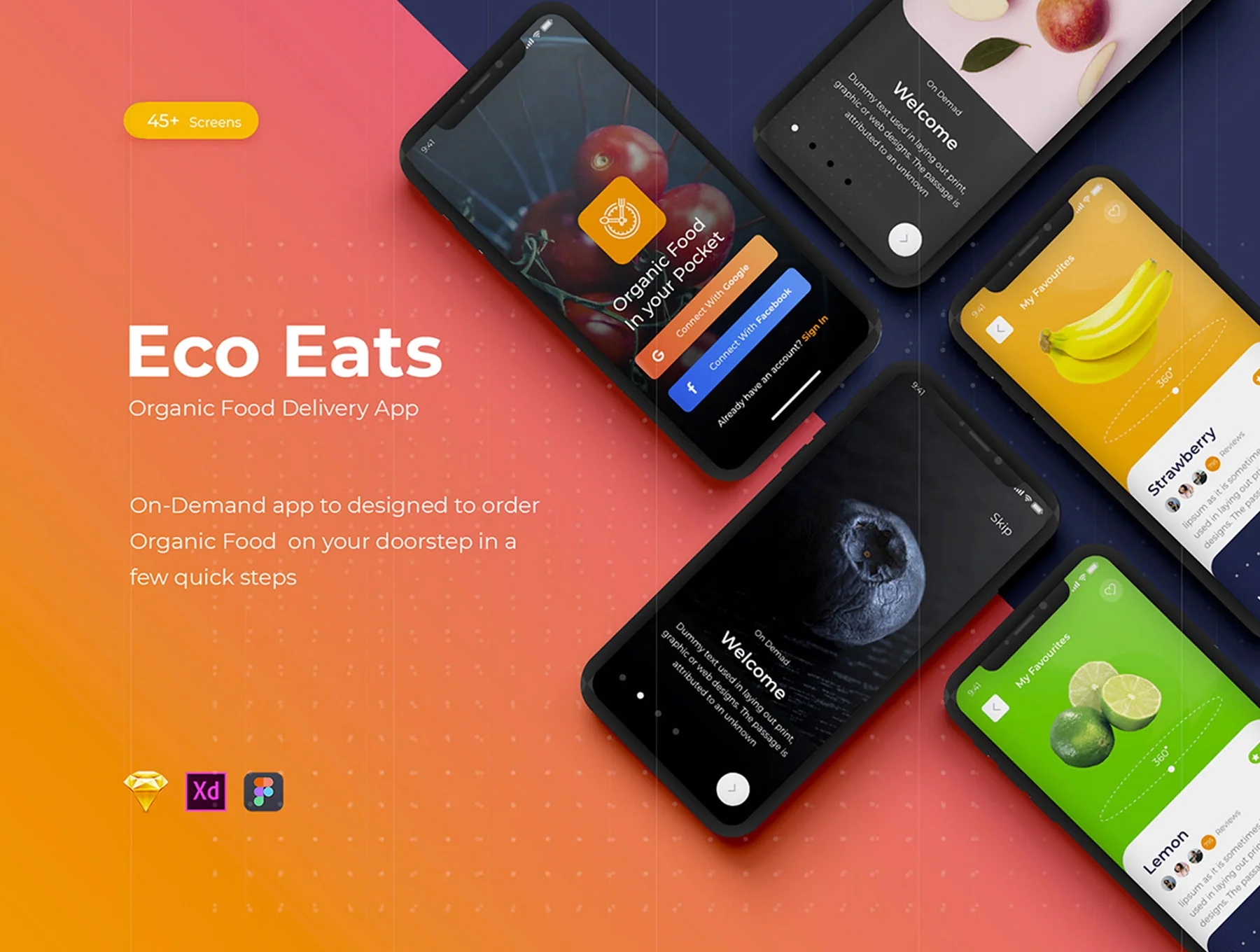 Organic Food Order App Design 6