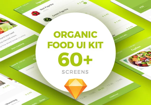 Organic Food UI Kit