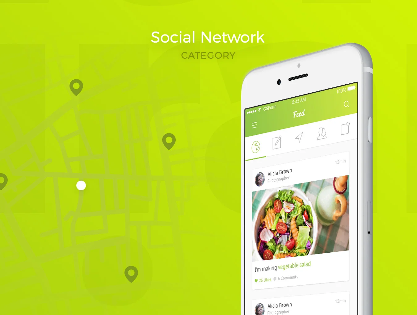 Organic Food UI Kit 6