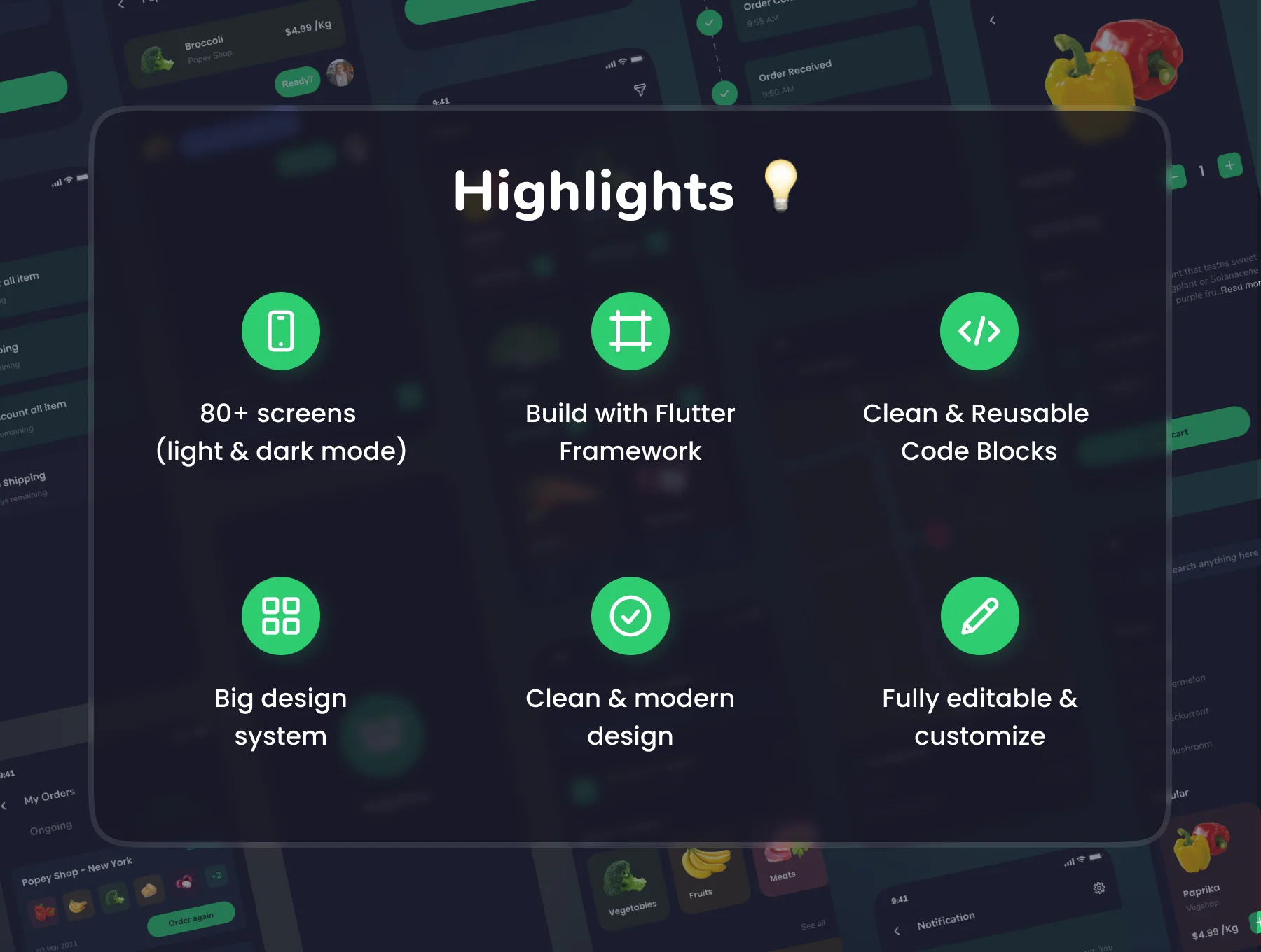 Organico Grocery App UI Kit (Design + Code) 2