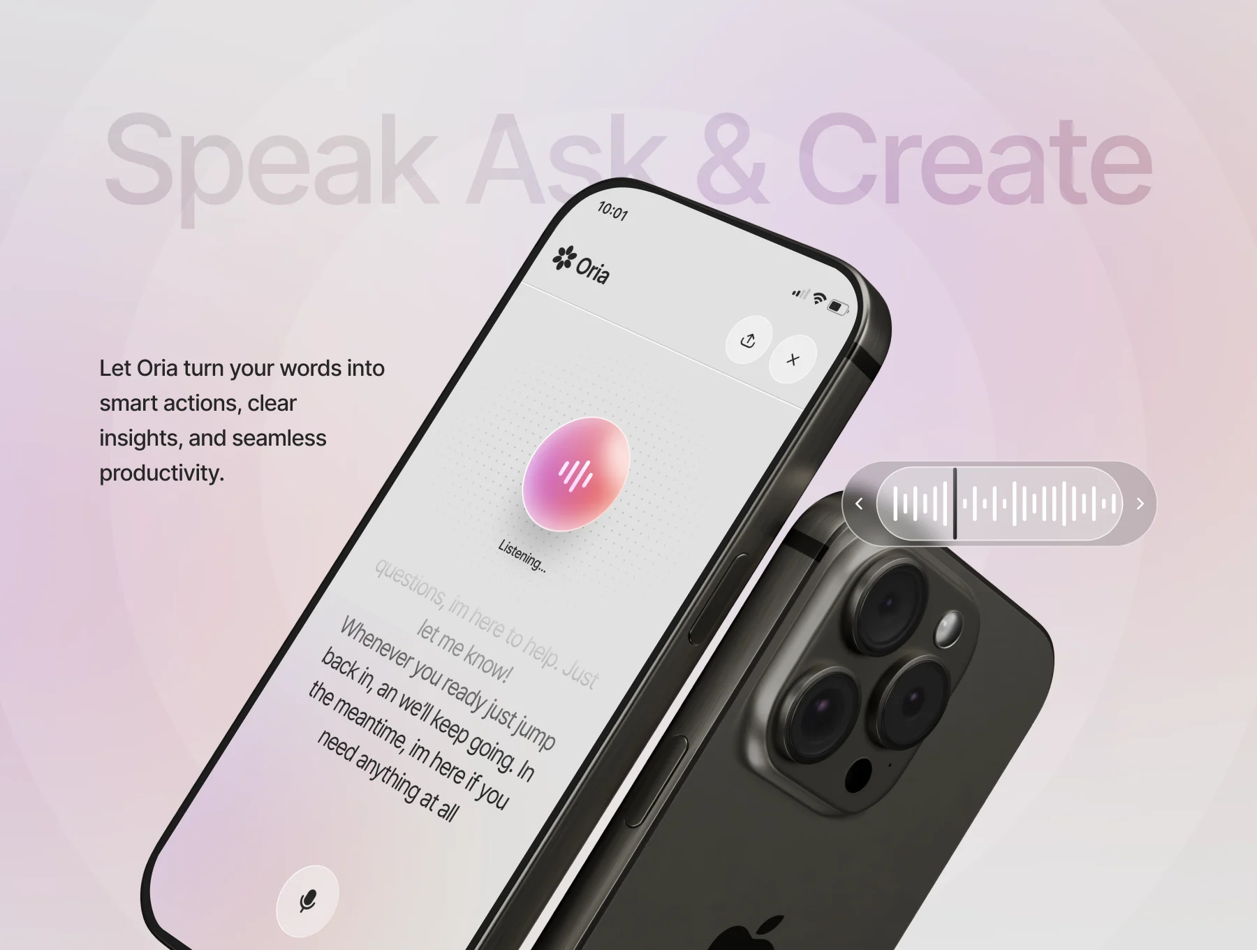 Oria - AI Assistant UI Kit 5