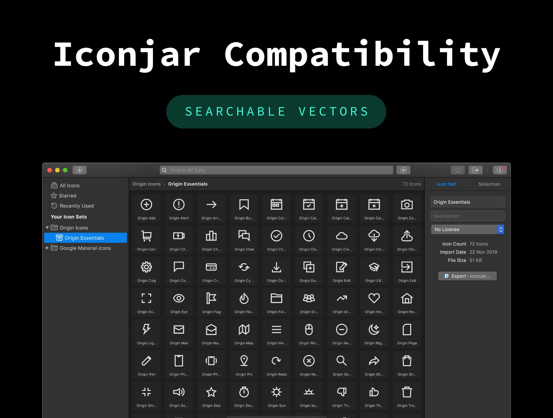 Origin Icons – Outline Essentials 6