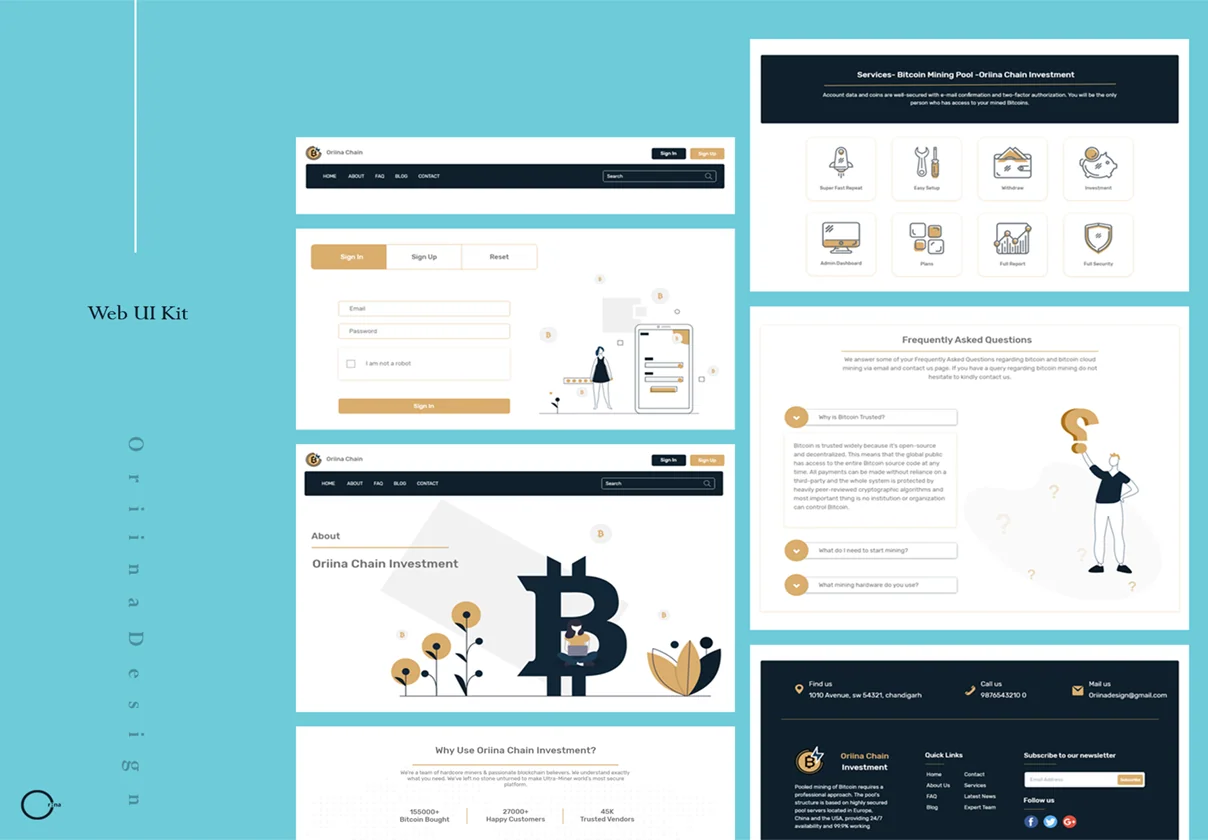 Orina Chain Investment Ui kit