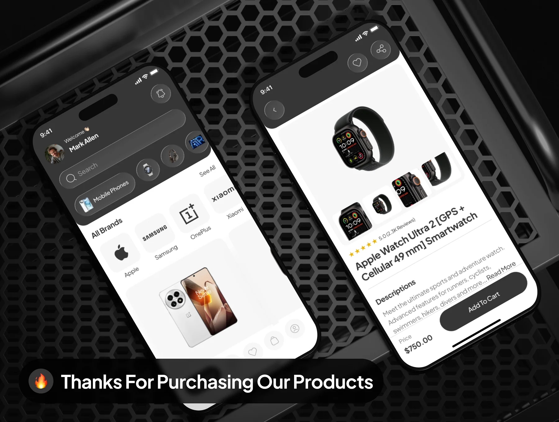 Orion - Electronic Ecommerce App UI Kit 10
