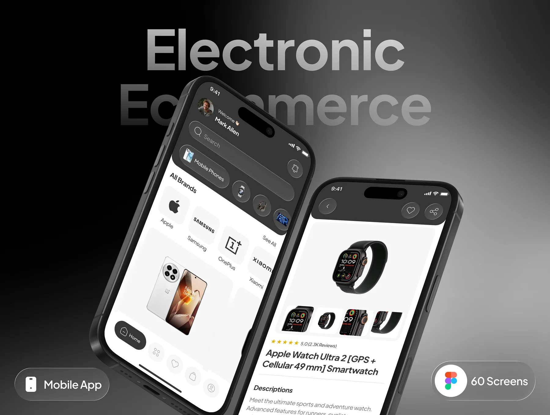 Orion - Electronic Ecommerce App UI Kit