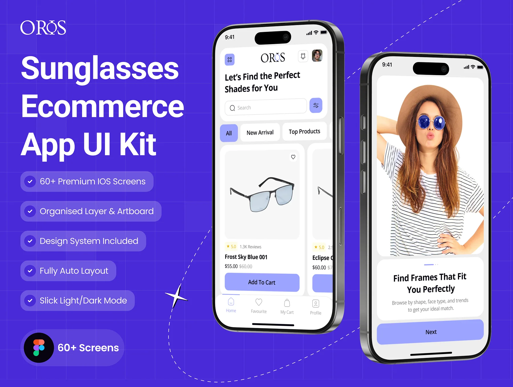 ORIOS - Sunglasses Ecommerce App UI Kit