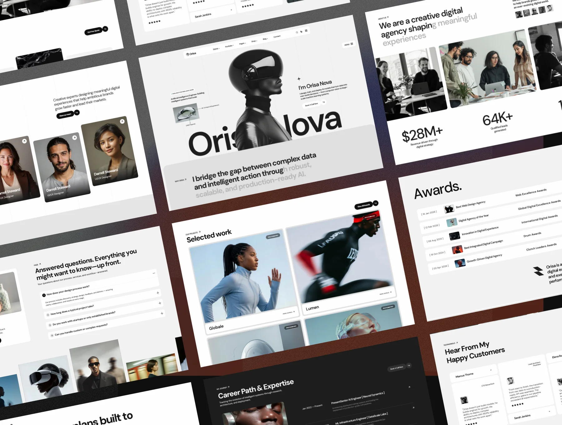 Orisa - Creative Agency & Portfolio NextJS Template 4