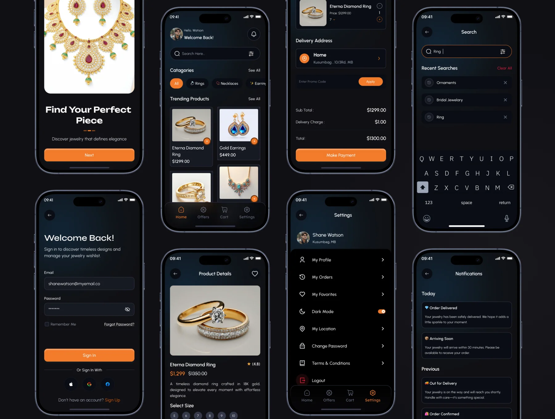 Orna – Jewelry App UI Kit 3