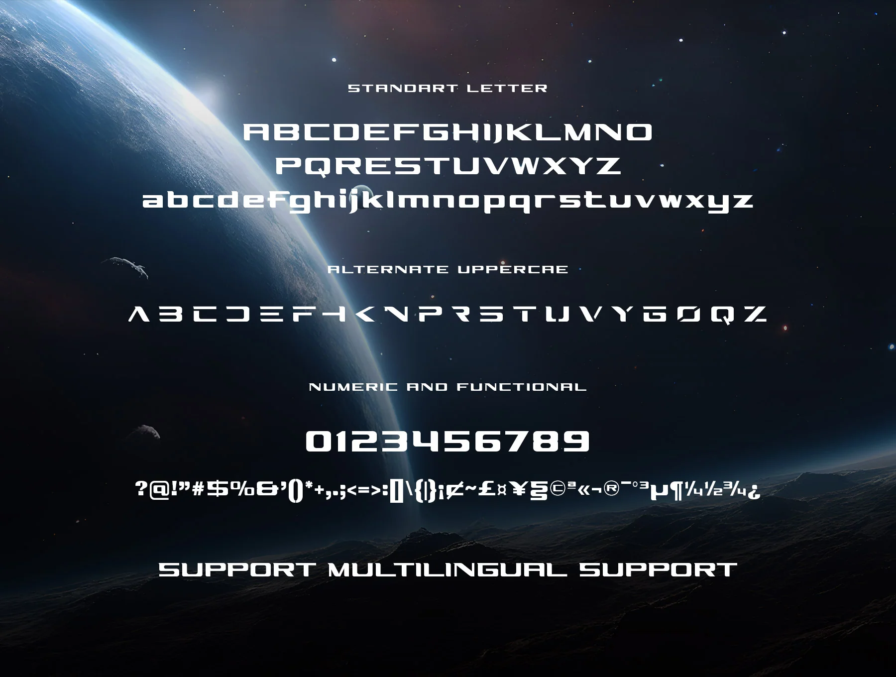 Elsone  Futuristic Font 8