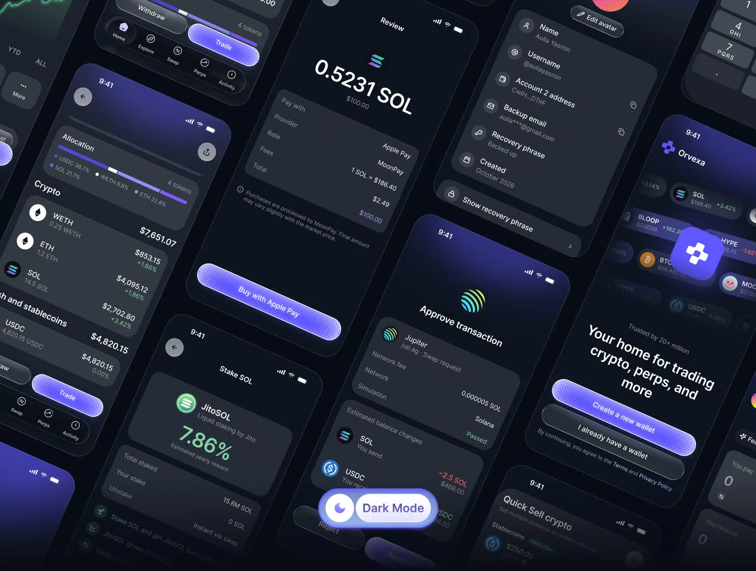 Orvexa - Crypto Wallet Mobile Apps 6