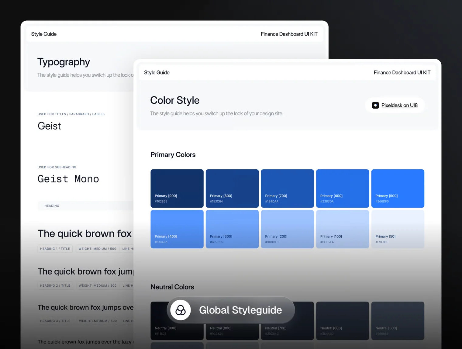 Orvexa - Finance Dashboard UI KIT 5