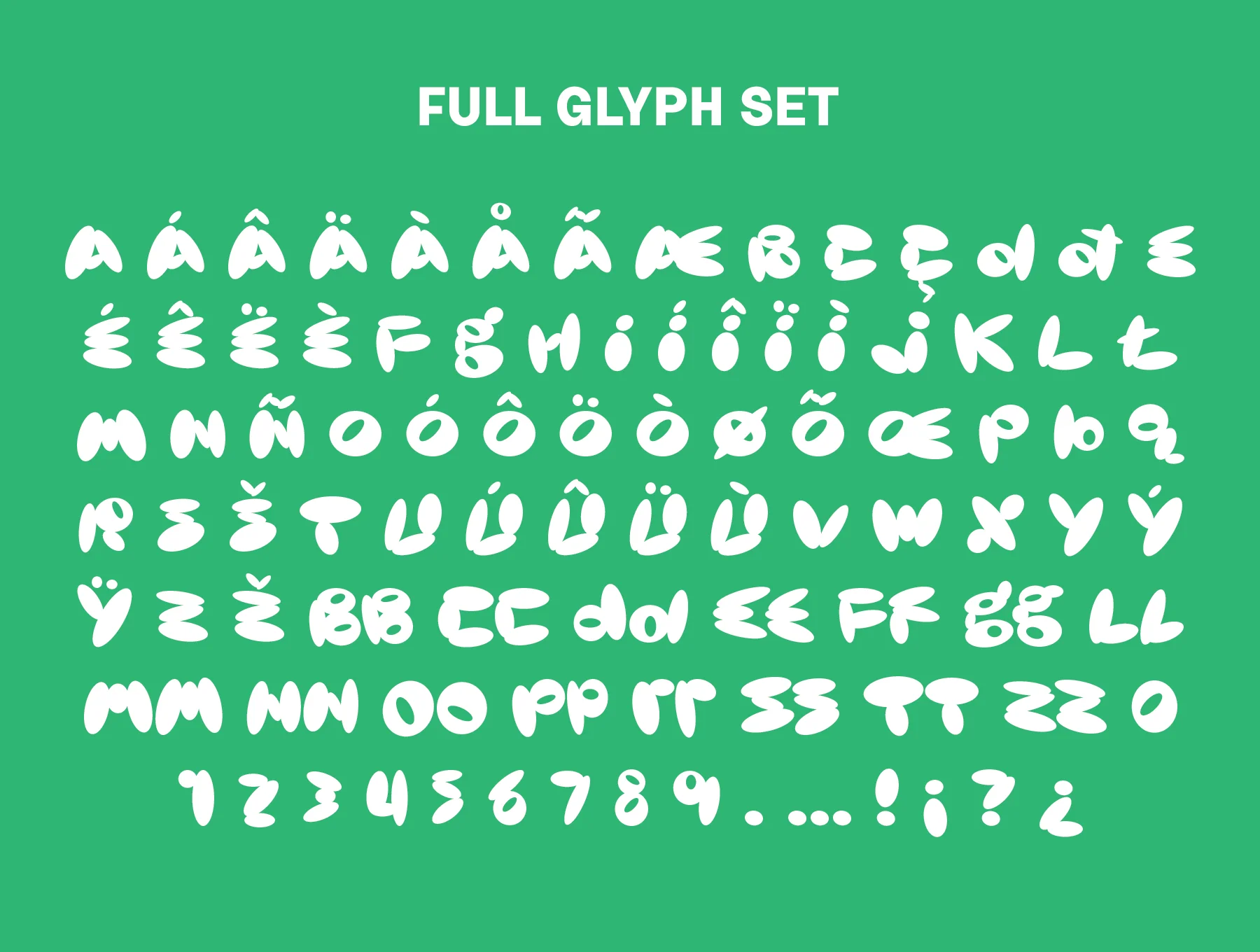 Orvil Bubble Font 2