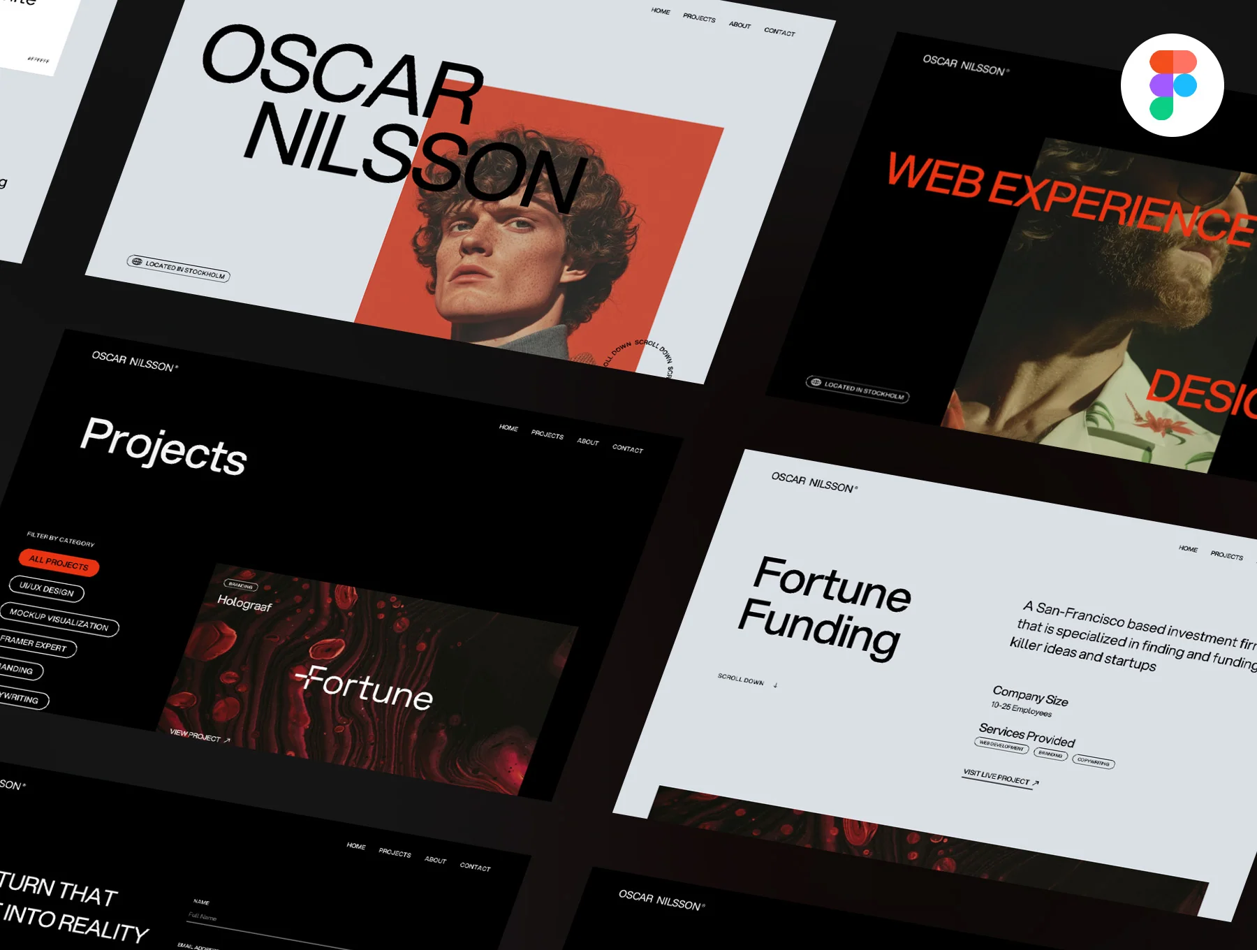 Oscar Nilsson - Portfolio Template 4