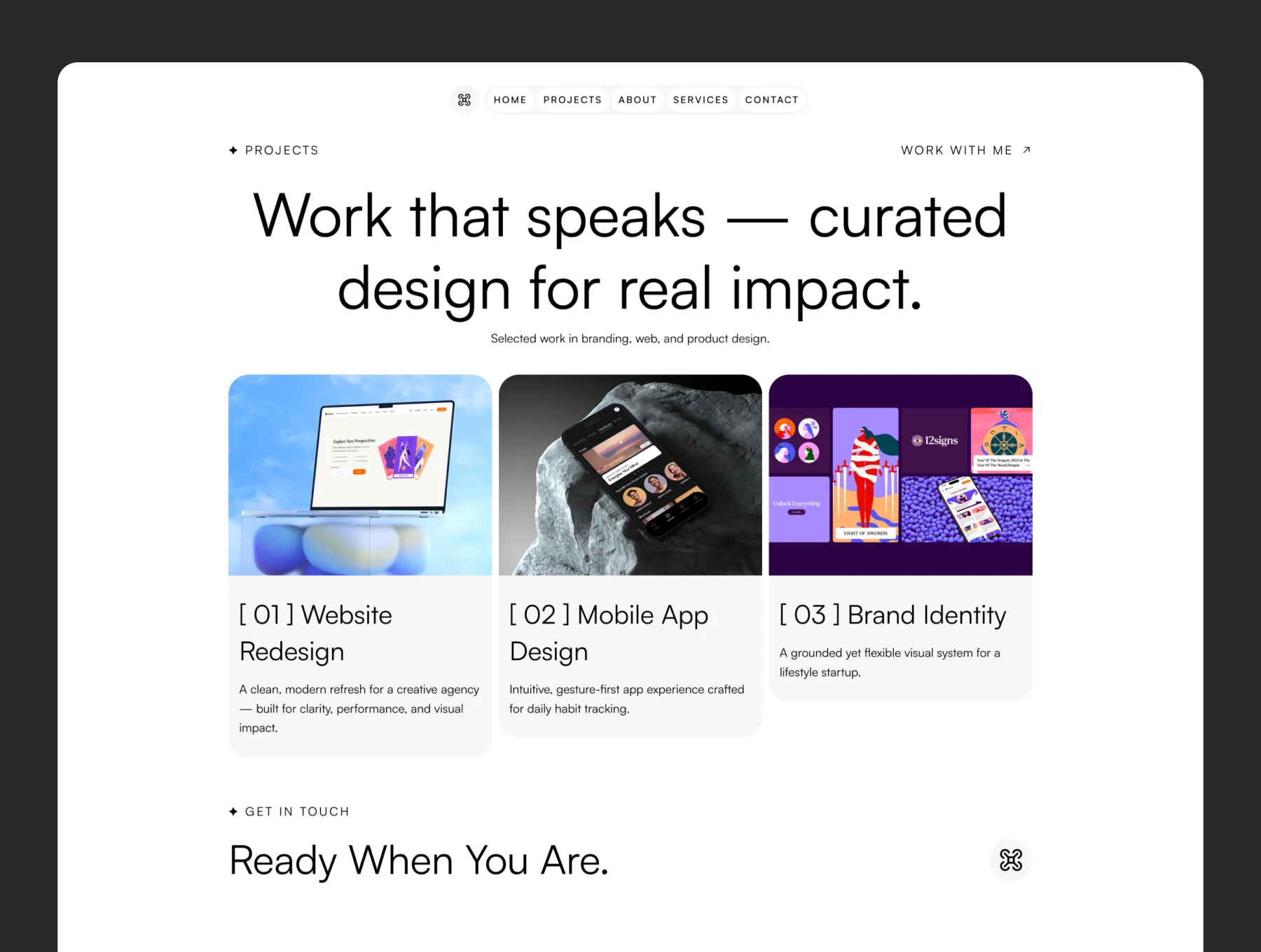 Osei - Minimal Portfolio Framer Template 3