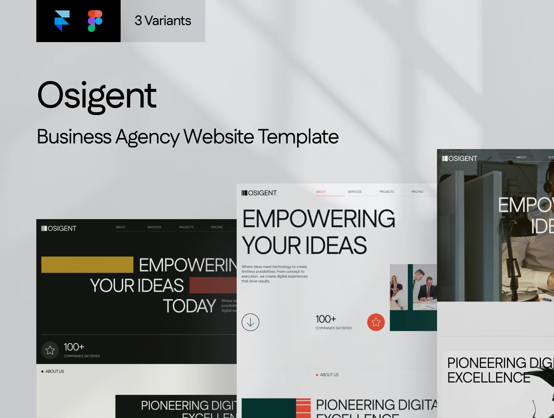 Osigent - Business Agency Website Template