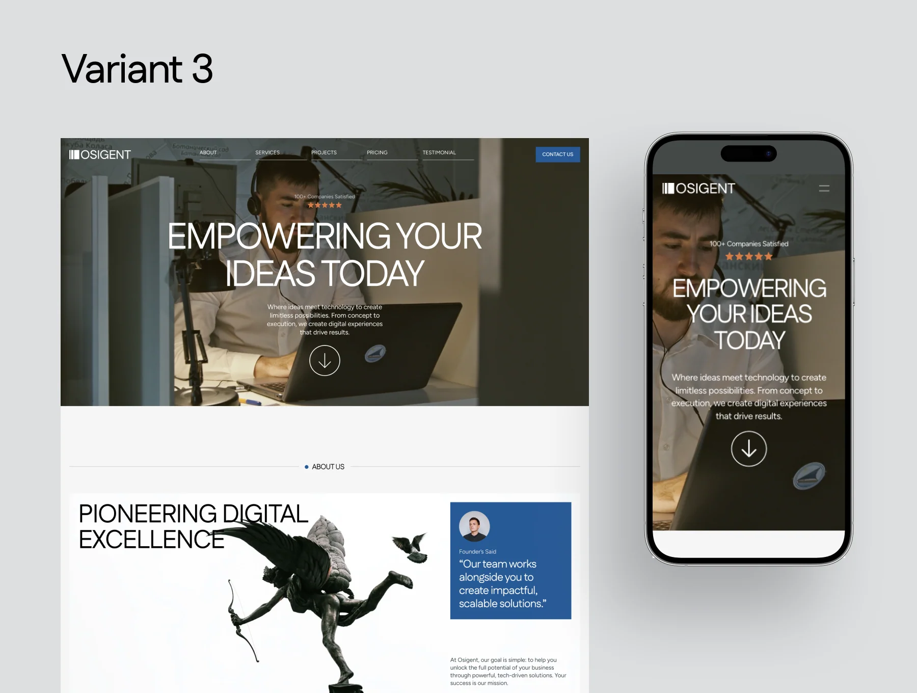 Osigent - Business Agency Website Template 5