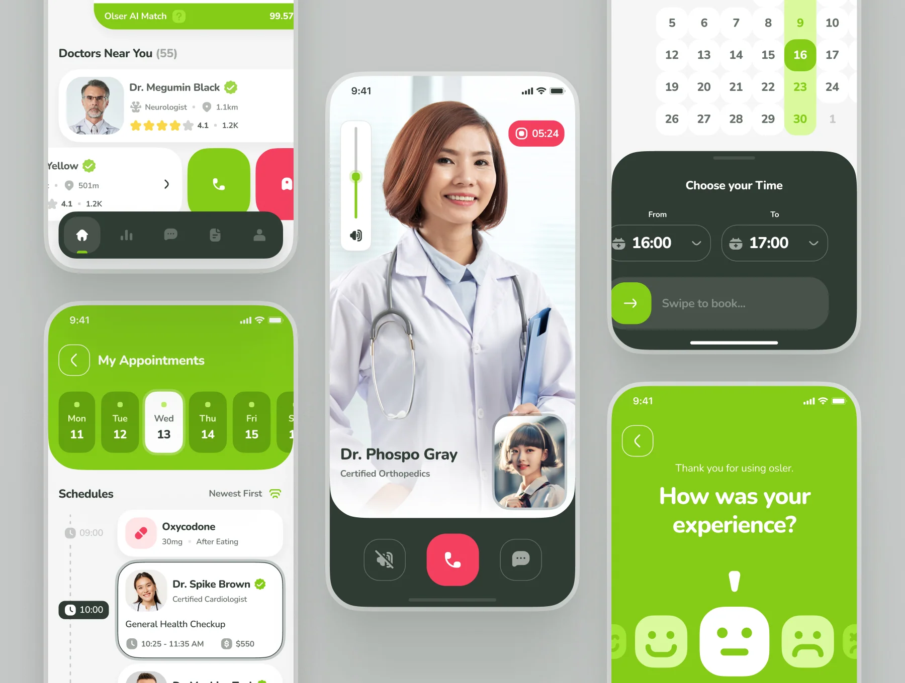 osler UI Kit: AI Telehealth & Telemedicine App 3