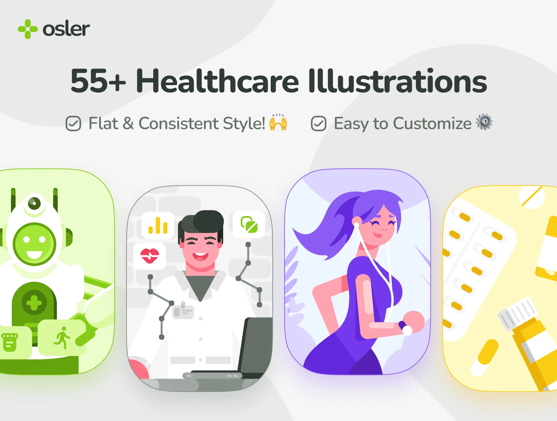 osler UI Kit: AI Telehealth & Telemedicine App 5
