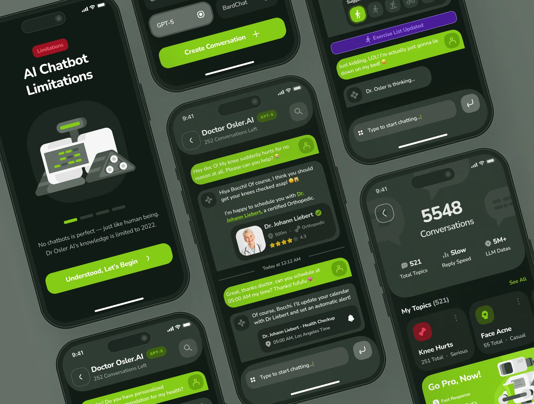 osler UI Kit: AI Telehealth & Telemedicine App 6