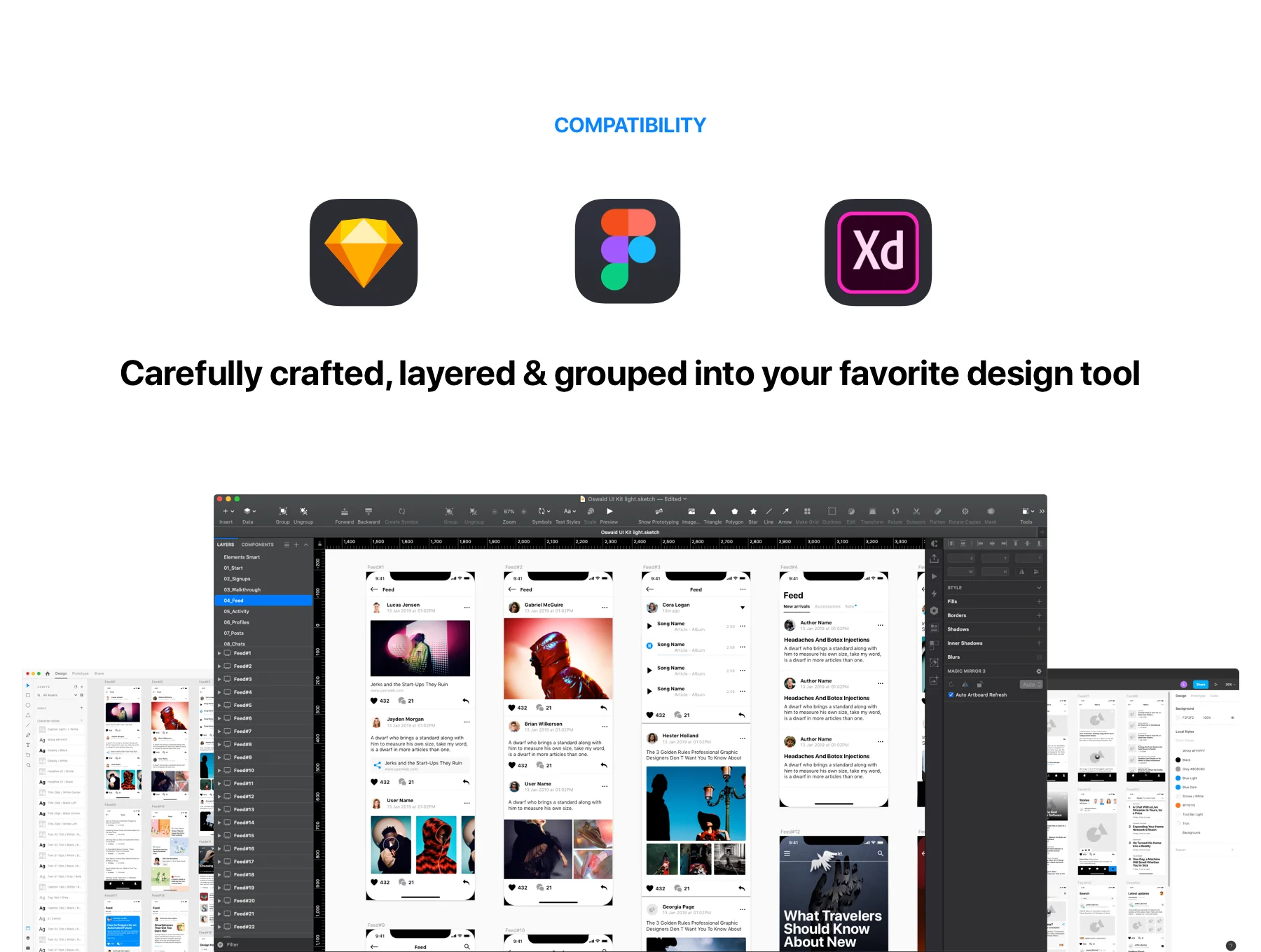 Oswald - Templates Smart UI Kit 2