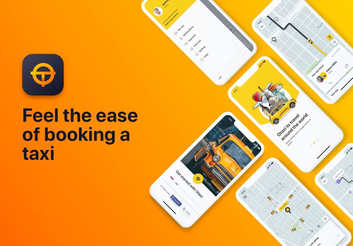 Otaxi Mobile UI Kit