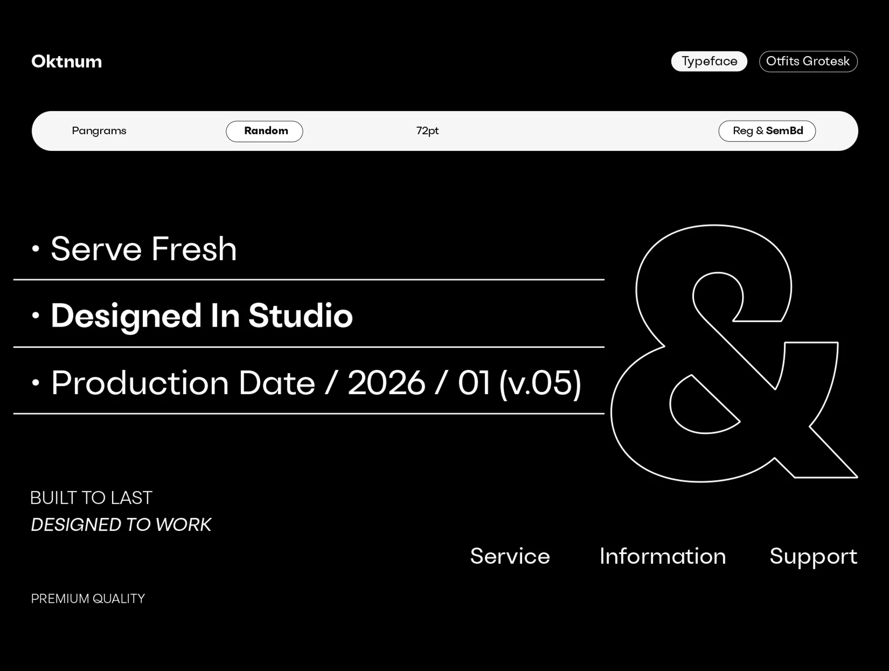 Otfits Grotesk Display Typeface 10