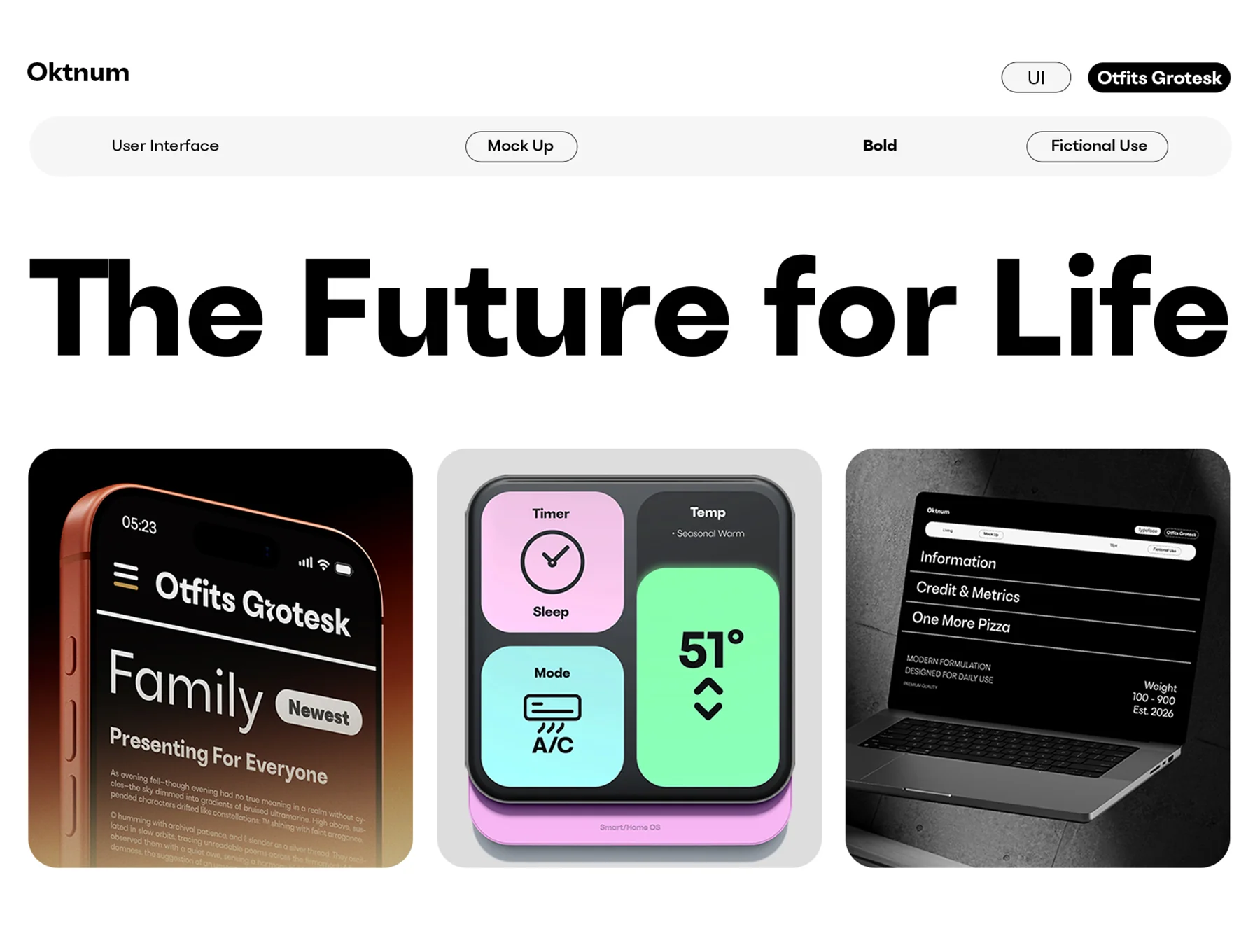 Otfits Grotesk Display Typeface 4