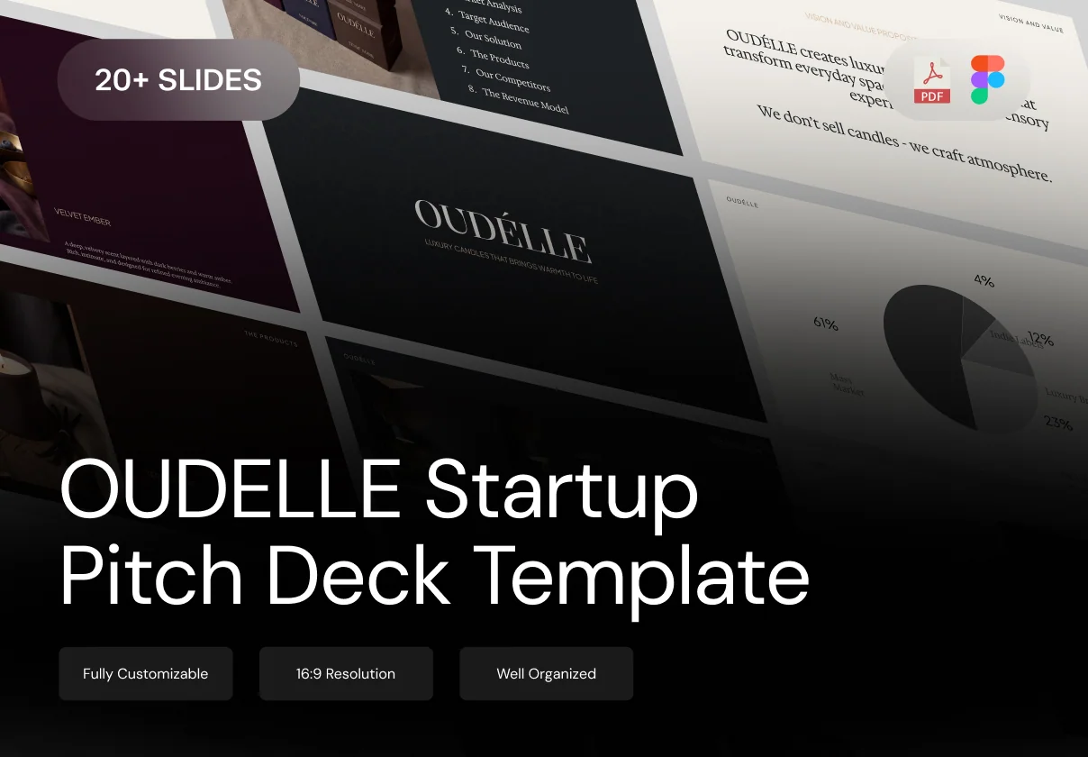 OUDELLE Startup Pitch Deck Template