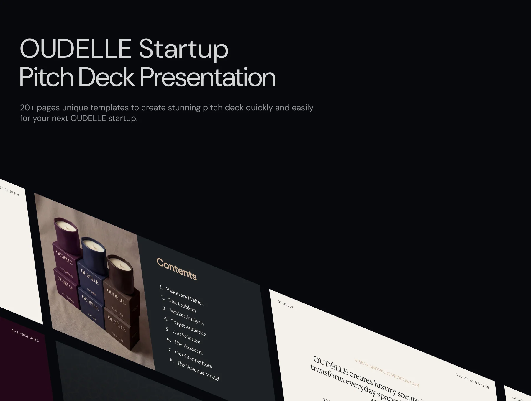 OUDELLE Startup Pitch Deck Template 2