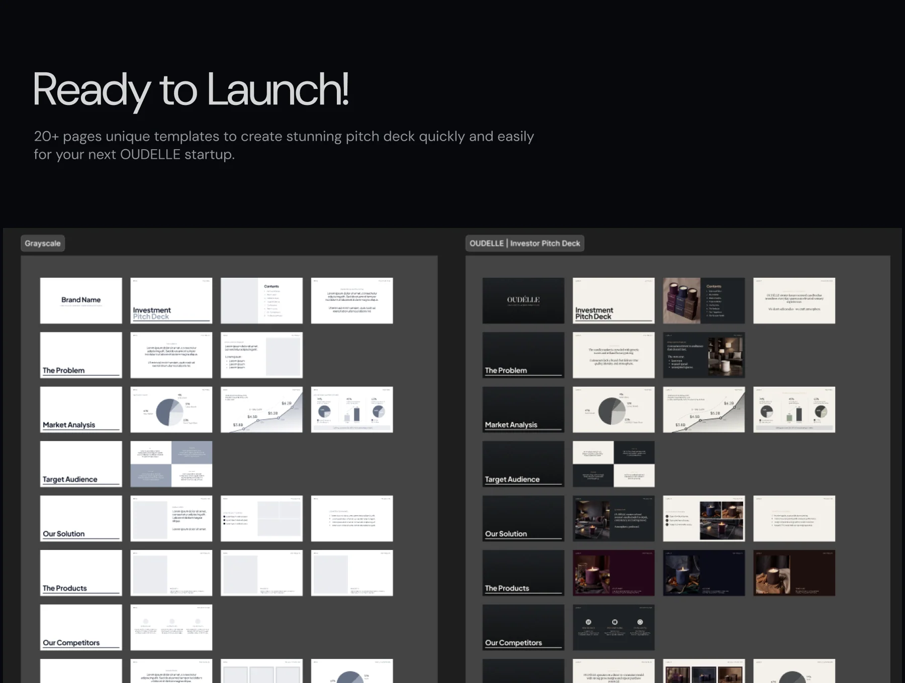 OUDELLE Startup Pitch Deck Template 5