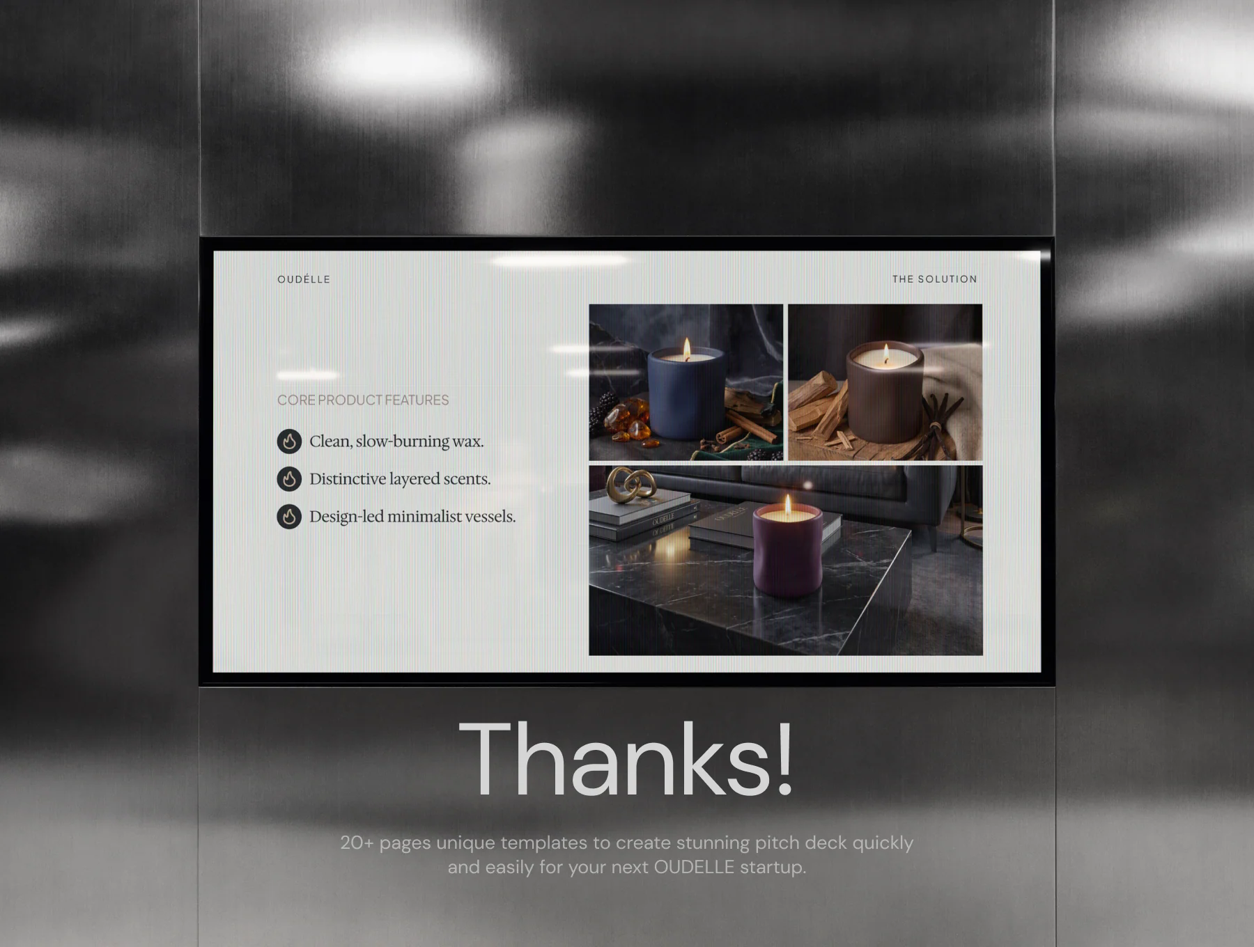 OUDELLE Startup Pitch Deck Template 6