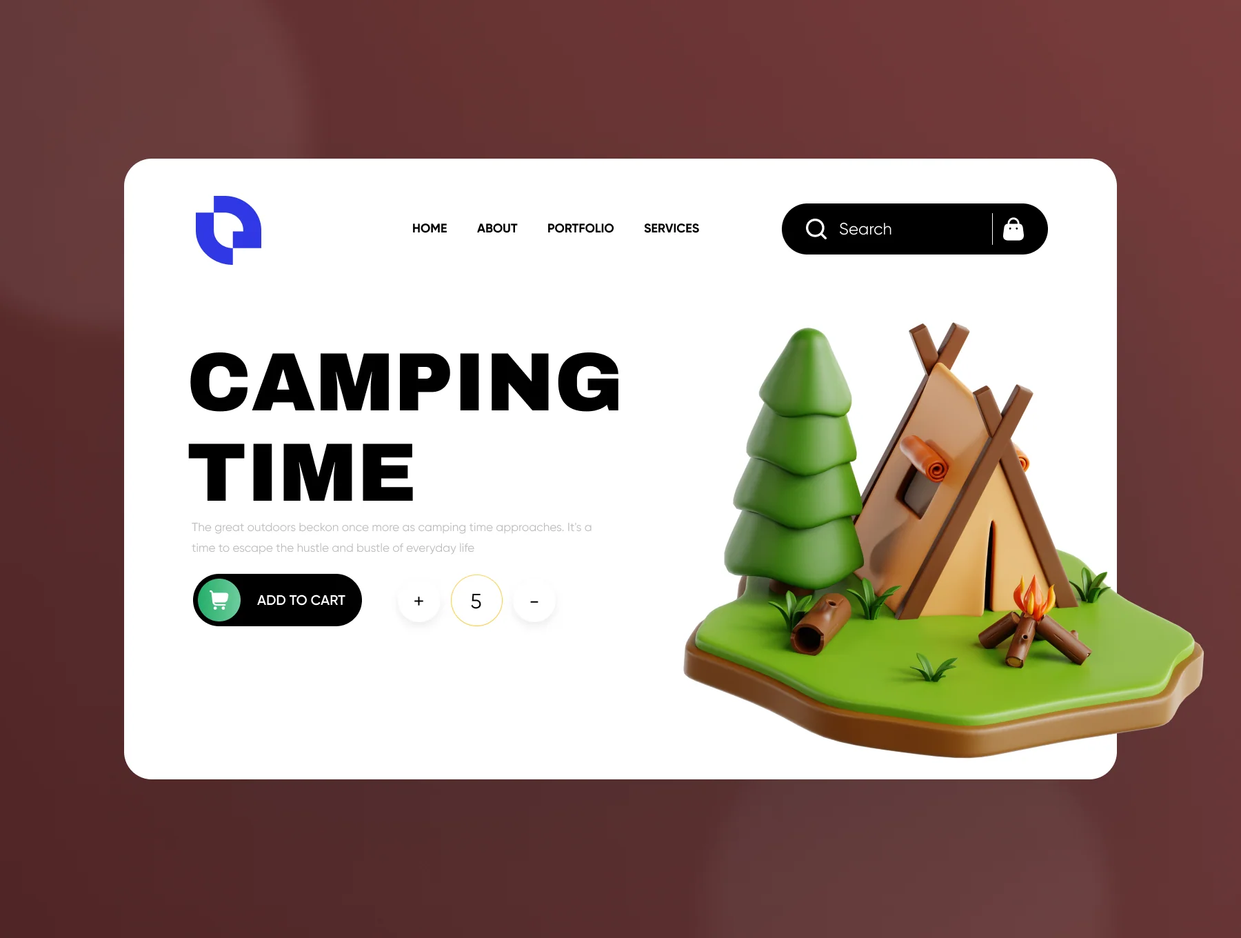 Outdoor 3D Icon Set 3