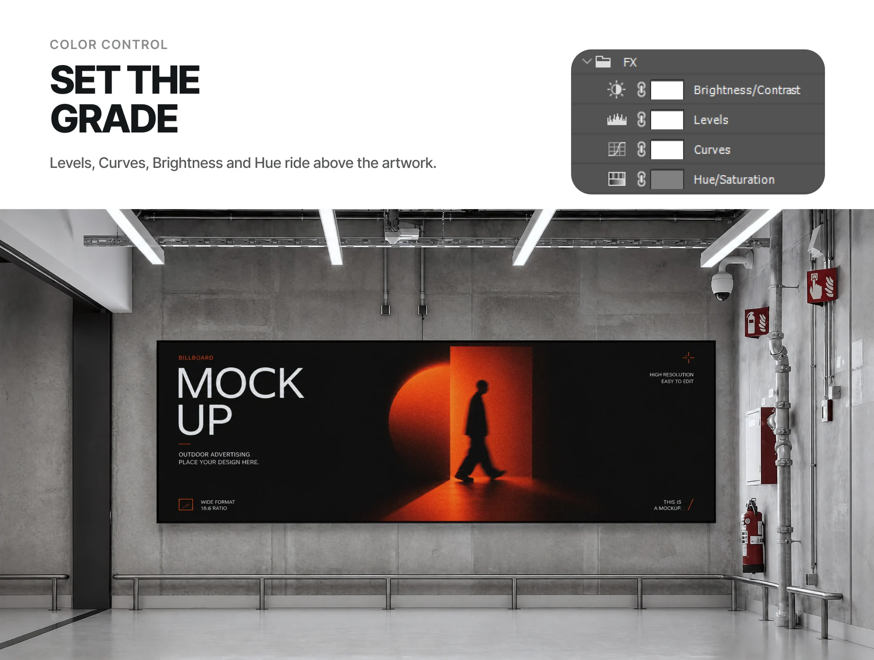 Outdoor & Indoor Billboard Mockup Set 4