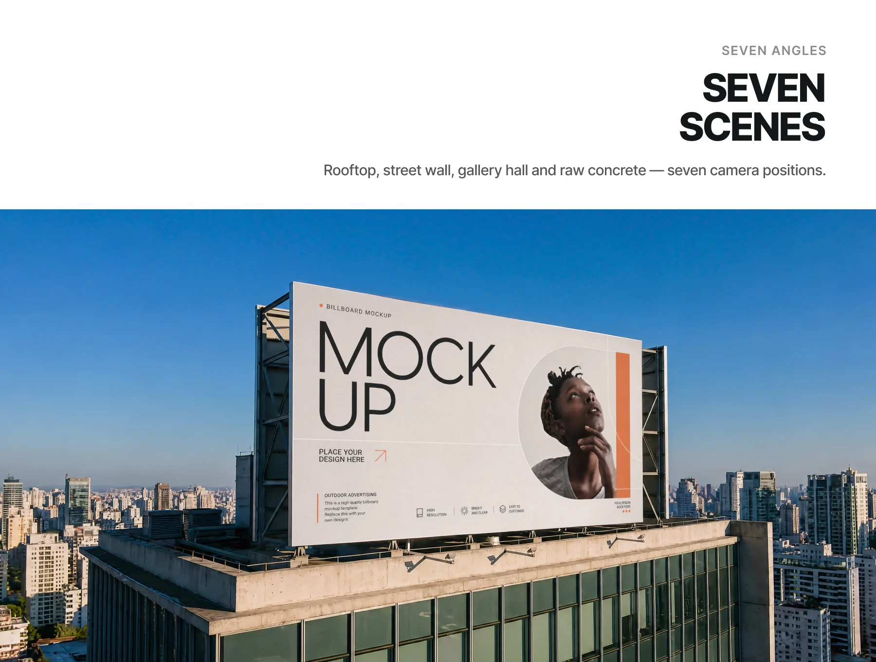 Outdoor & Indoor Billboard Mockup Set 6