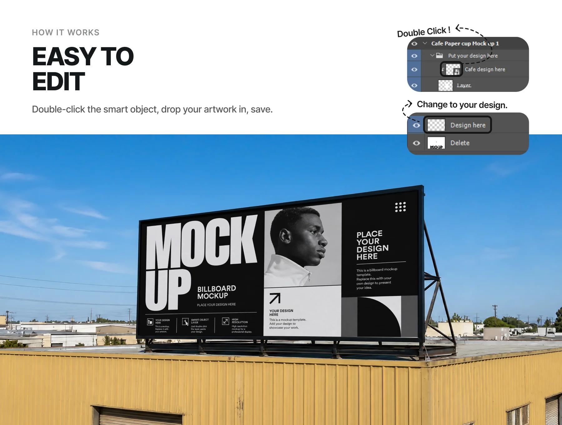 Outdoor & Indoor Billboard Mockup Set 7