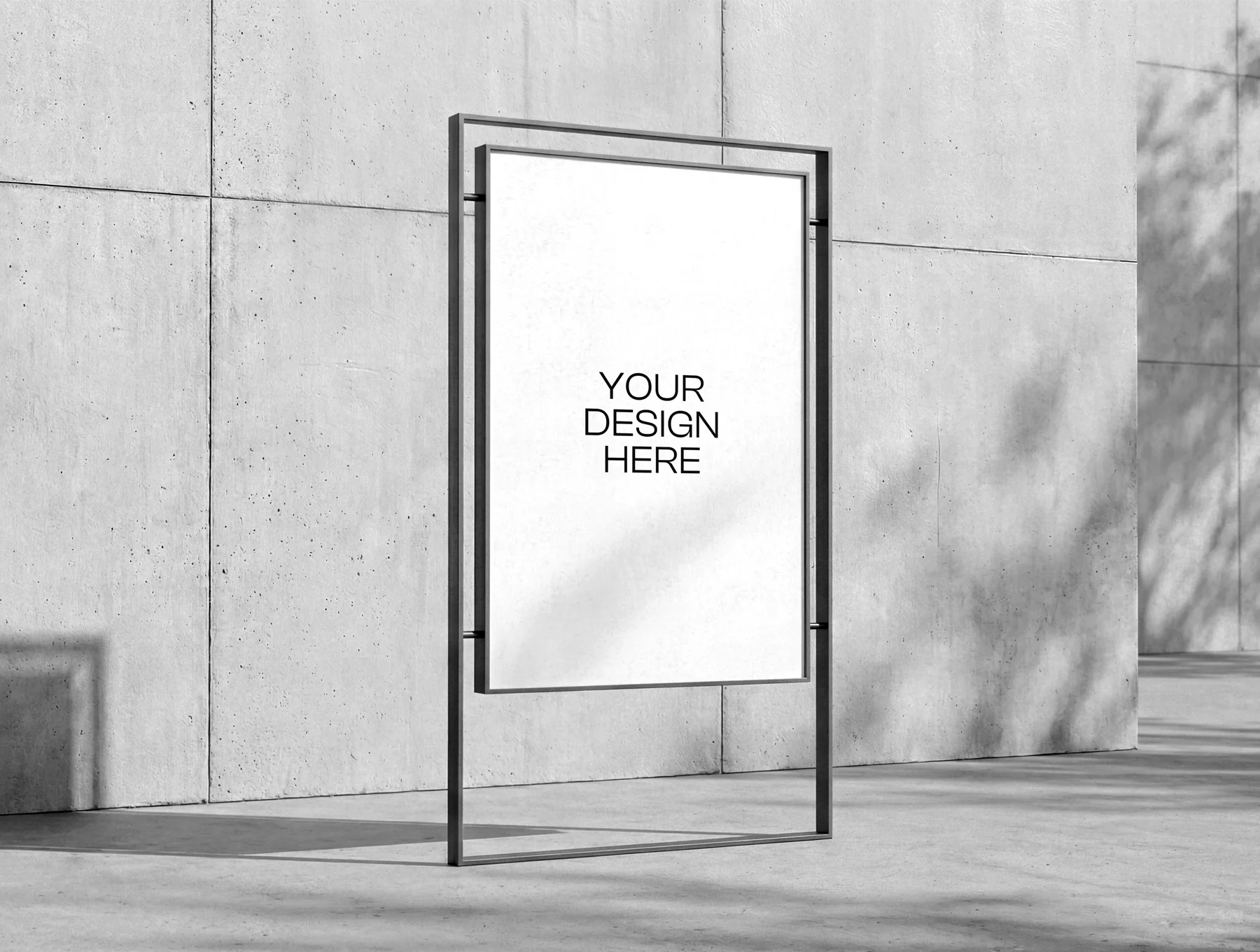 Outdoor Signboard Mockup 2