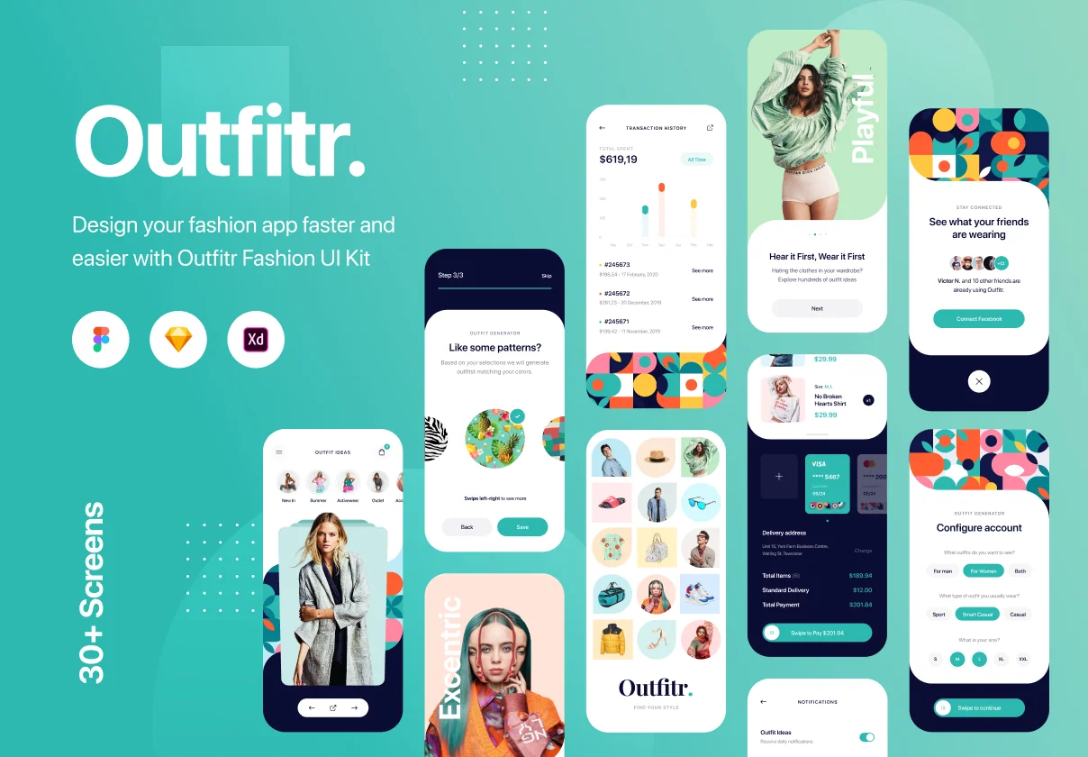 Outfitr - Fashion UI Kit