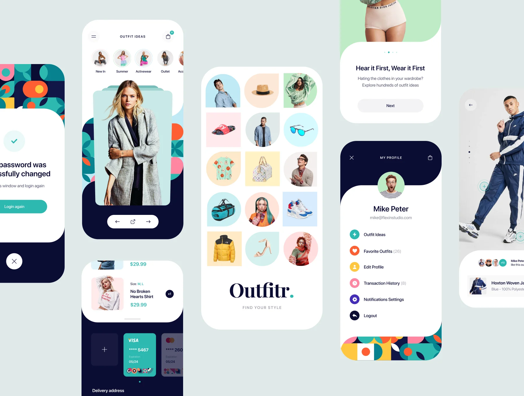 Outfitr - Fashion UI Kit 6