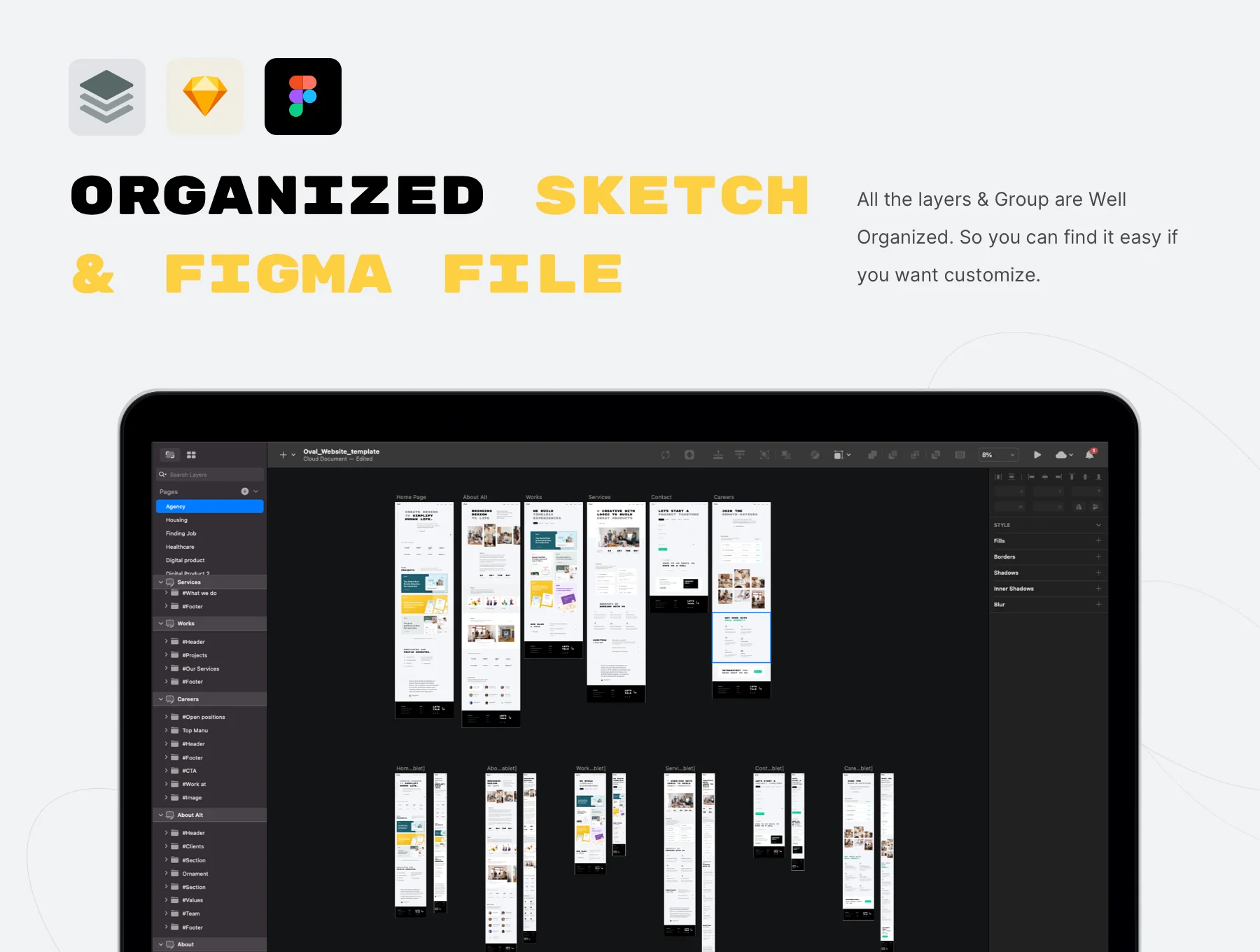 Oval: Agency Website Design 3