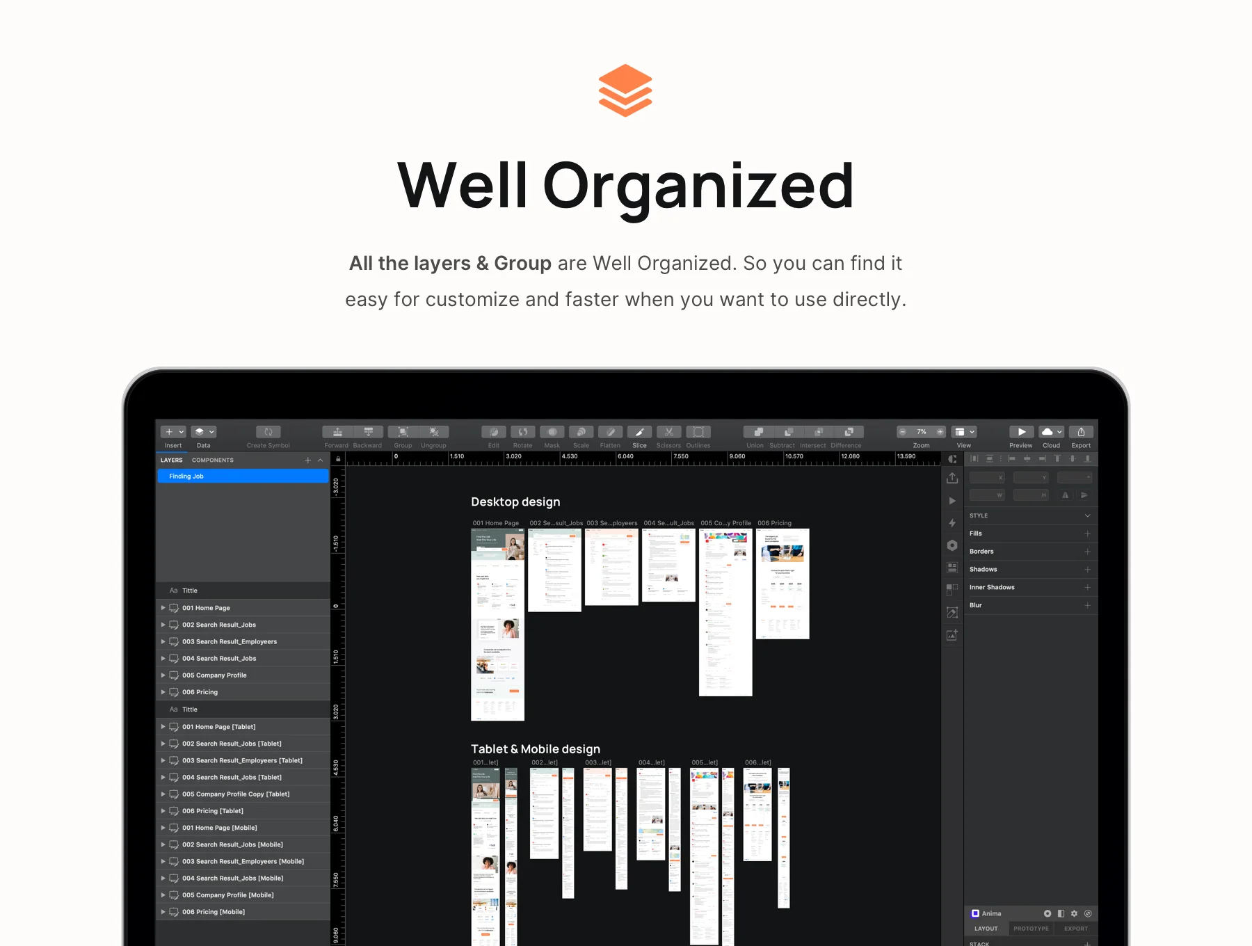 Oval - Job Finder Website Design 3