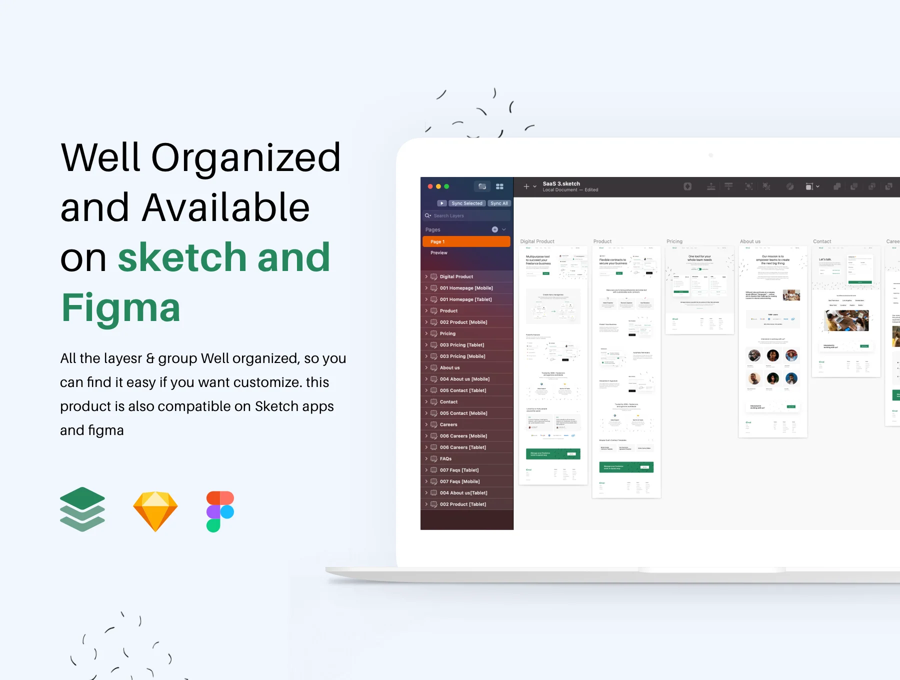 Oval: SaaS Platform Landing Page 3 3